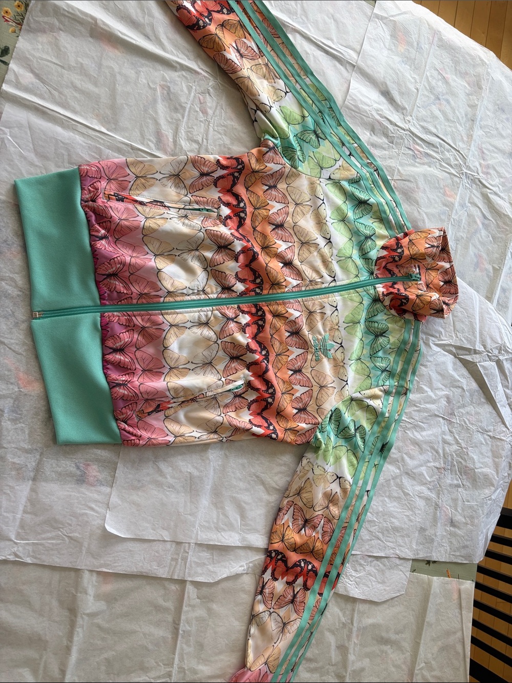 Adidas butterfly jacket